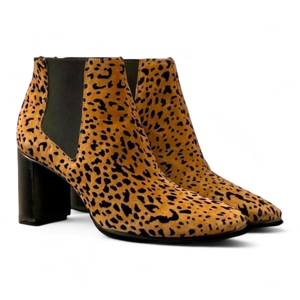 Rag & Bone Aslen Flocked Suede Ankle Boots, size EU 40